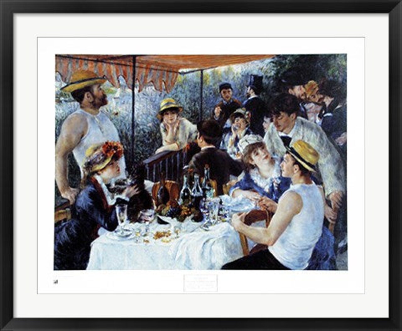 Framed Art Luncheon of the Boating Party, 1881 by Pierre-Auguste Renoir 25 1/2 x 32